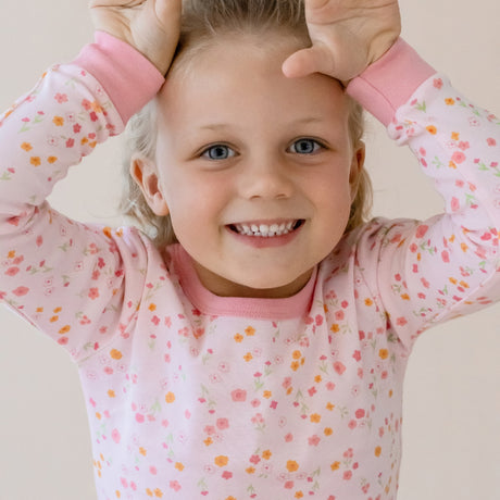 Girls Floral Fields Pyjamas