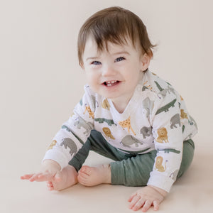 On Safari Fleece Jumper & Pant set