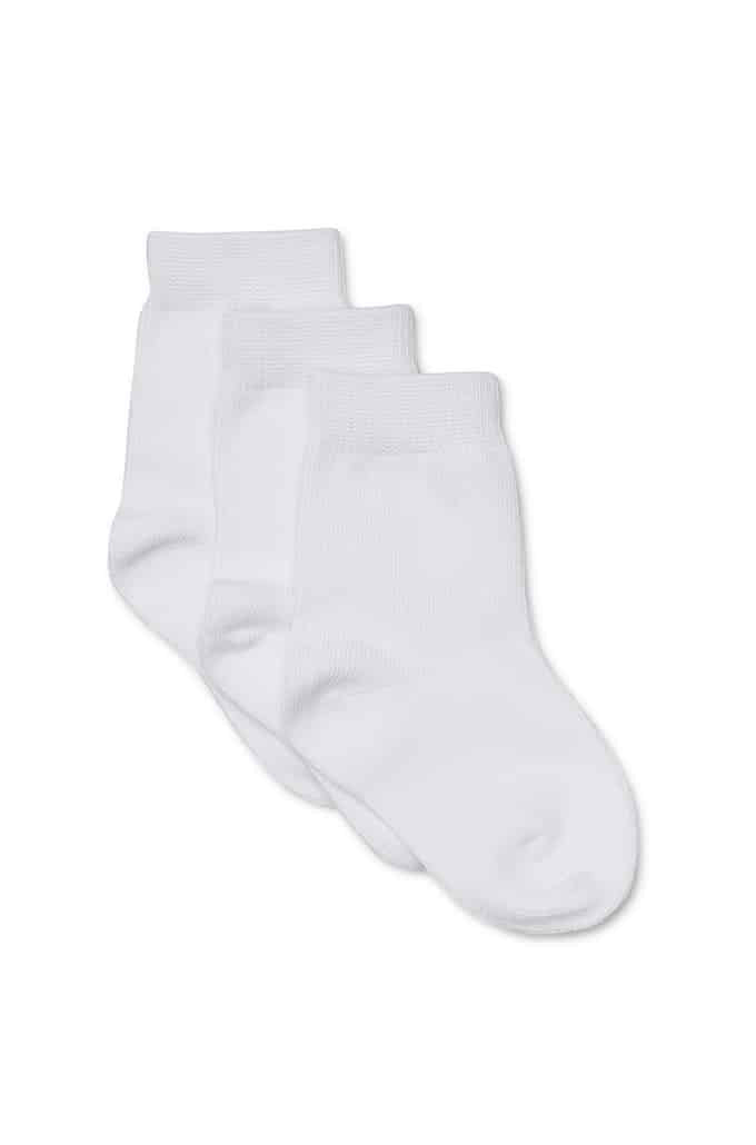 White Knitted Socks 3 Pack – Marquise