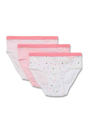 Girls Pink Underwear 3 Pack