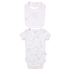 Australiana Bodysuit & Bib Set