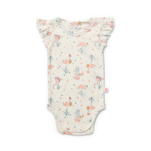 Flamingo Bodysuit & Bib Set