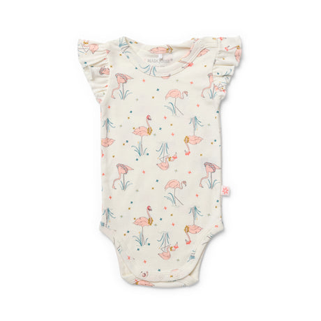 Flamingo Bodysuit & Bib Set