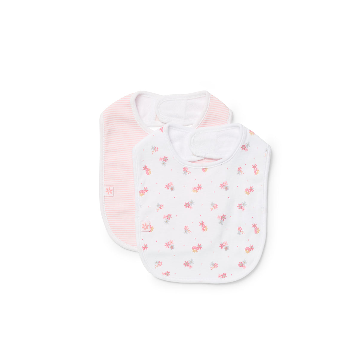 Newborn Essentials Floral Bib 2 Pack