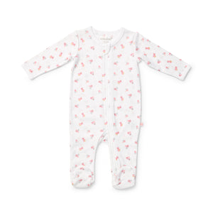 Newborn Essentials Floral Zipsuit & Bib Set