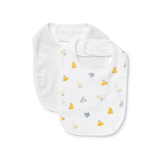 Newborn Essentials Chick Bib 2 Pack