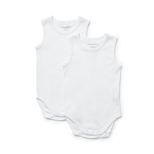 Newborn Essentials Boys Zipsuit & Sleeveless Bodysuit Set