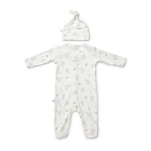 Bunnies Studsuit & Beanie Set