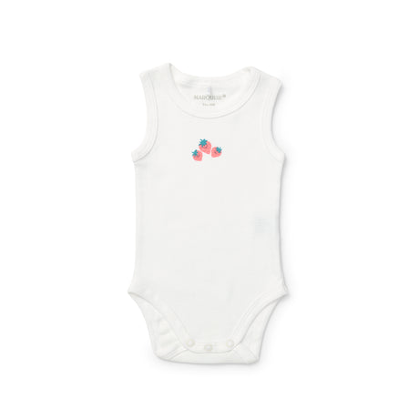 Newborn Essentials Strawberries Sleeveless Bodysuit 2 Pack