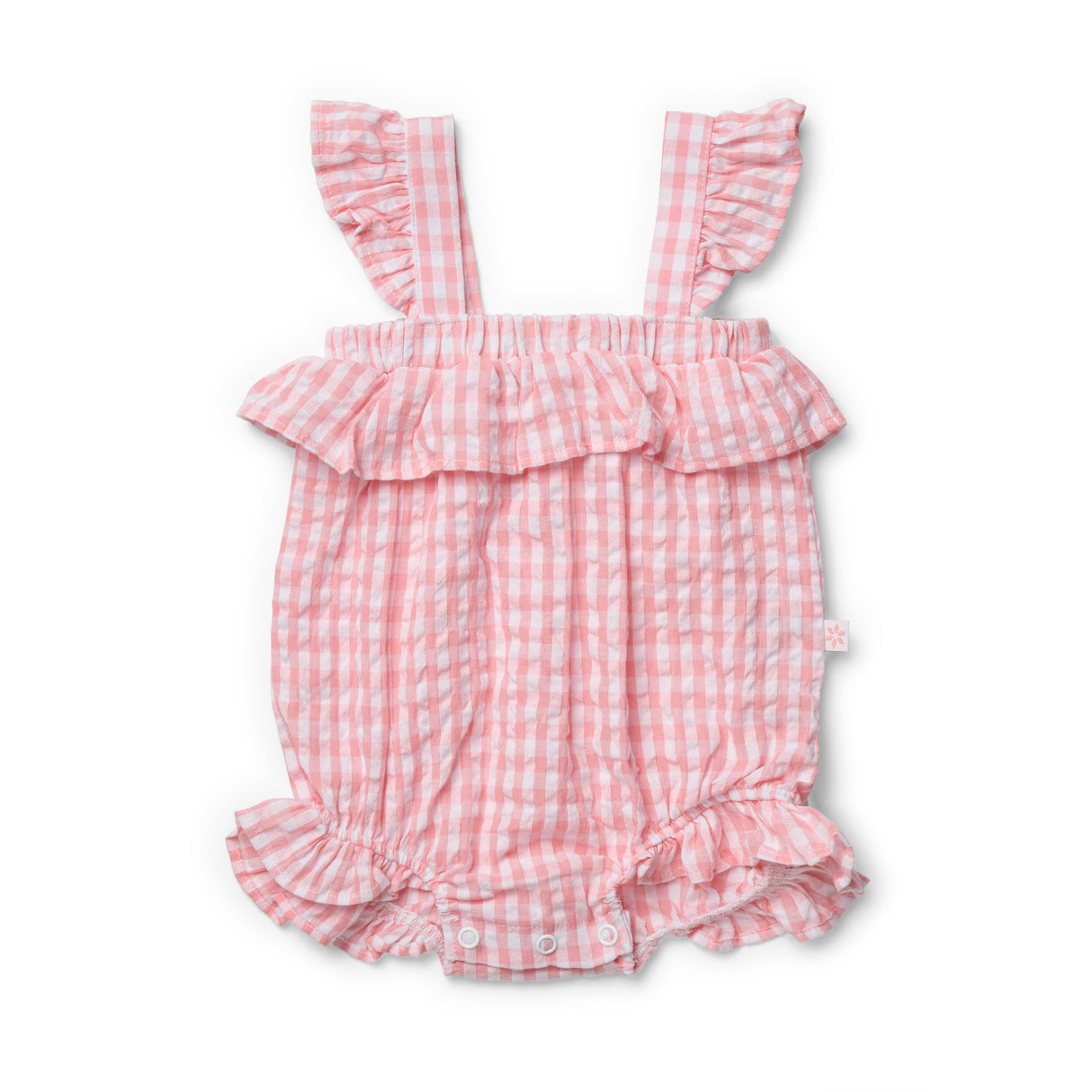 Pink Gingham Bodysuit