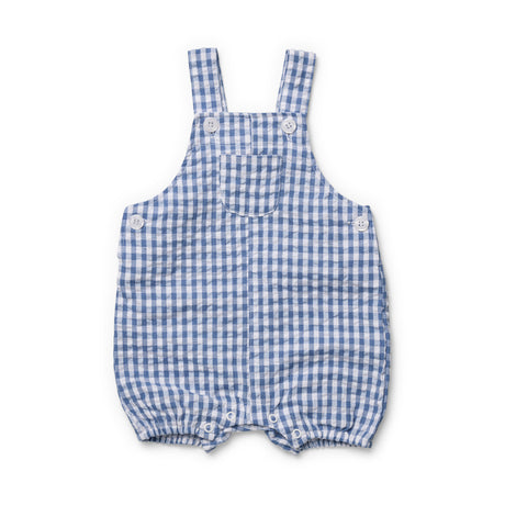 Blue Gingham Overall