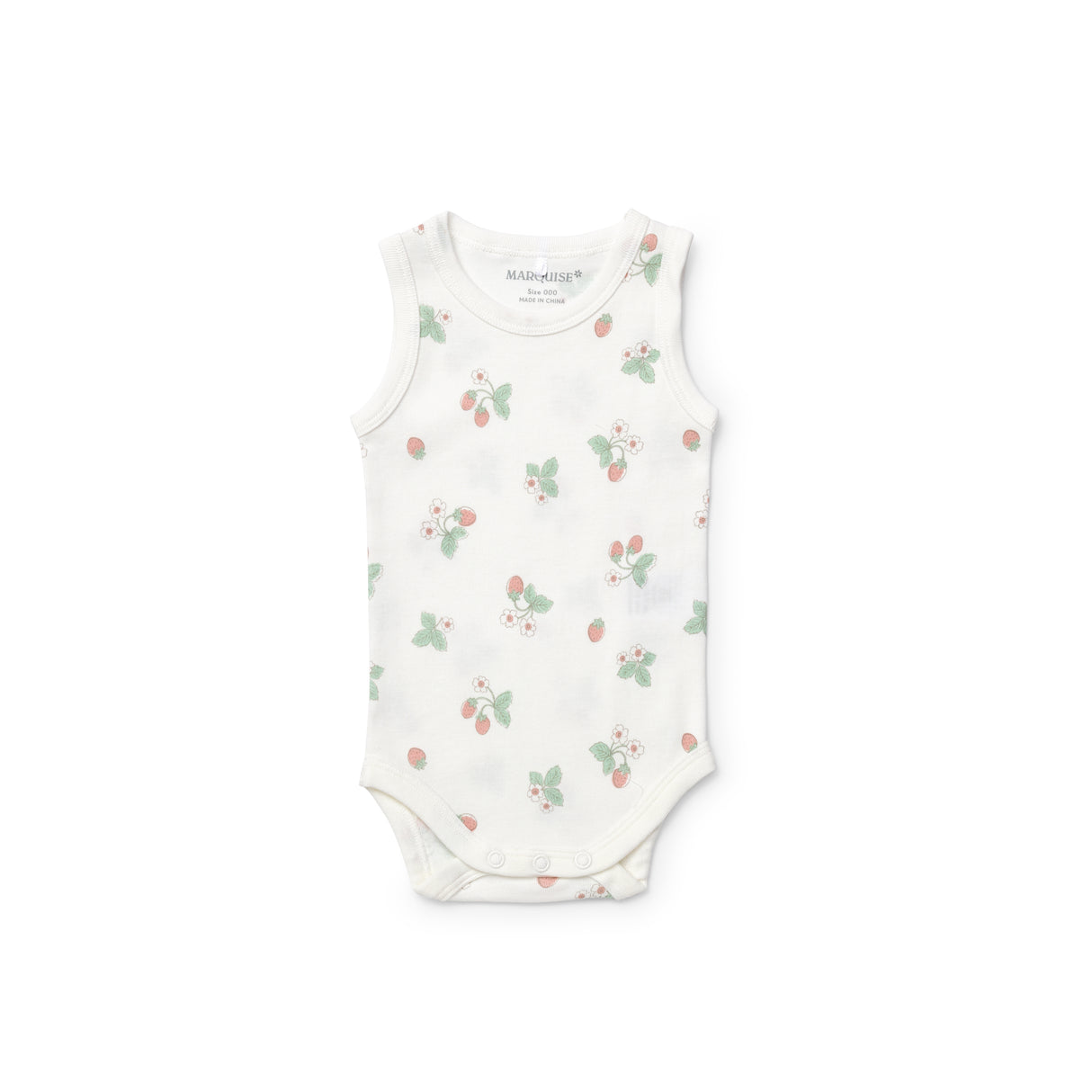 Strawberry Fields Sleeveless Bodysuit 2 Pack