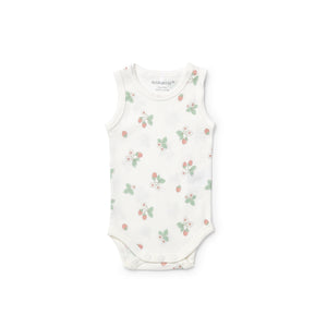 Strawberry Fields Sleeveless Bodysuit 2 Pack