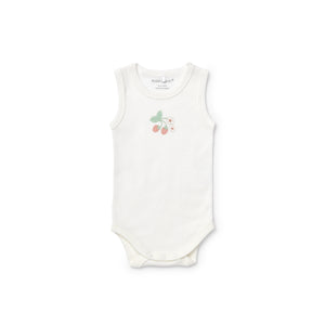 Strawberry Fields Sleeveless Bodysuit 2 Pack