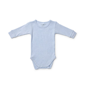 Baby Blue Cotton Wool Bodysuit