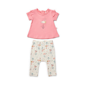 Flamingo Tee & Legging Set