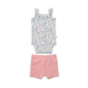 Garden Party Bodysuit & Shorts Set