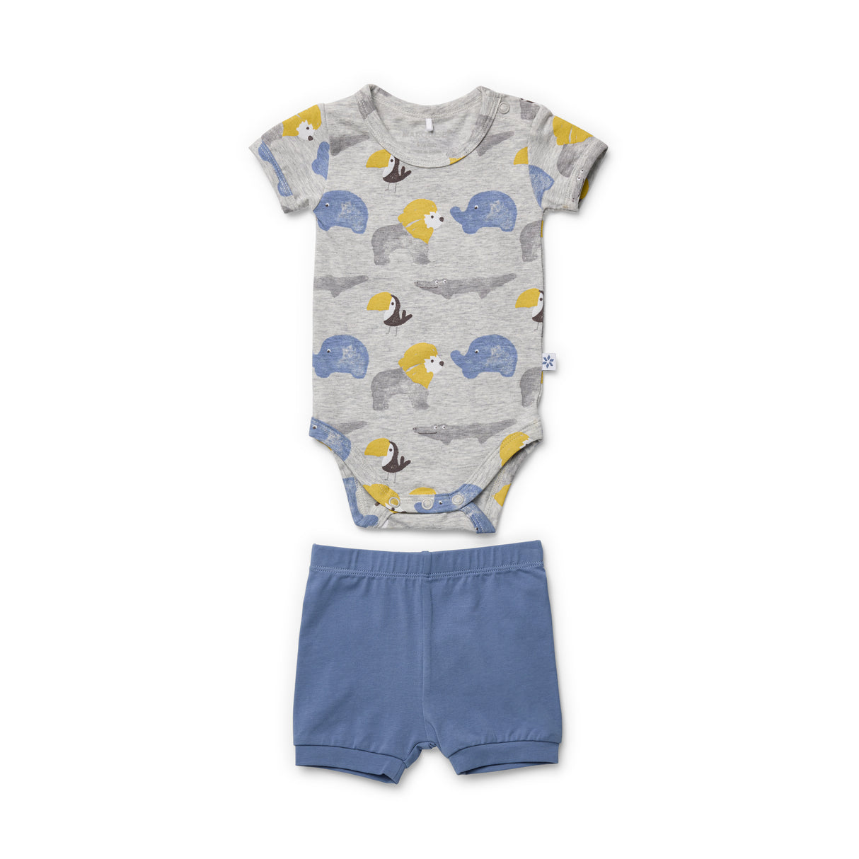 Animal Play Bodysuit & Shorts Set