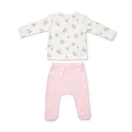 Stawberry Fields Top & Footed Legging Set