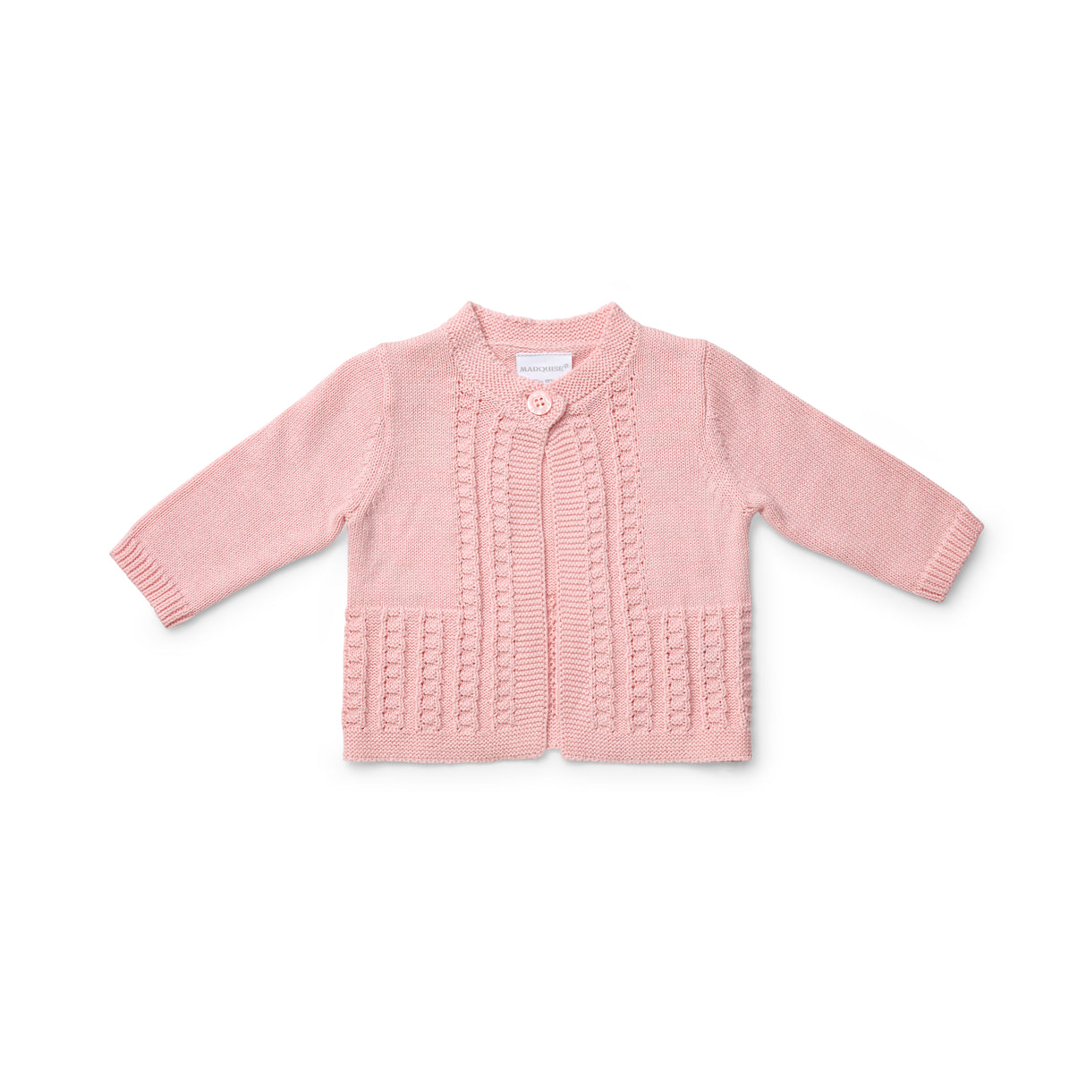 Rose Pink Knit Cardigan