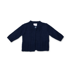 Navy Knit Cardigan