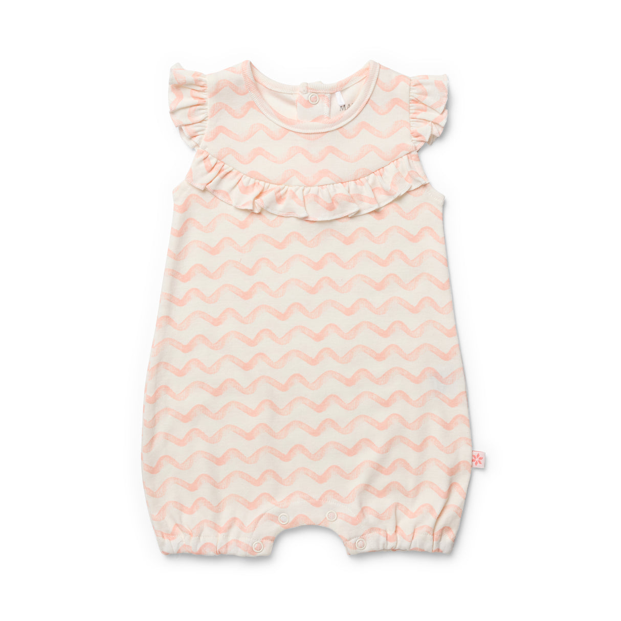 Flamingo Stripe Romper