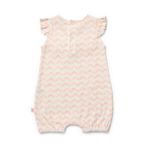 Flamingo Stripe Romper