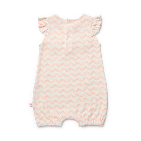 Flamingo Stripe Romper