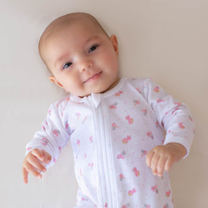 Newborn Essentials Floral Zipsuit