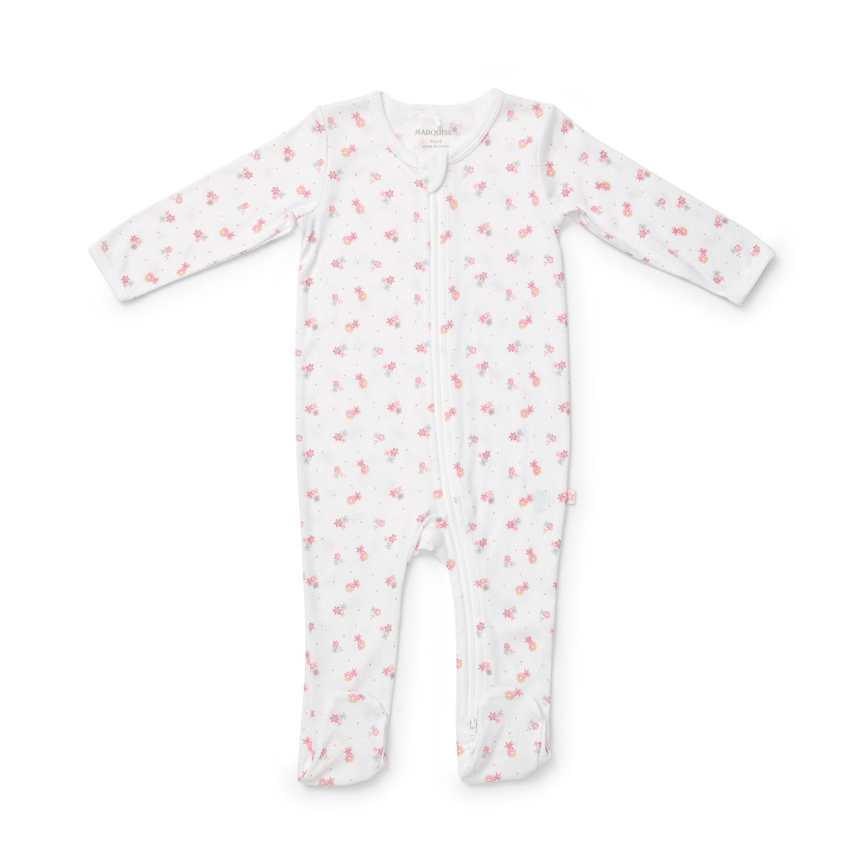 Newborn Essentials Floral Zipsuit