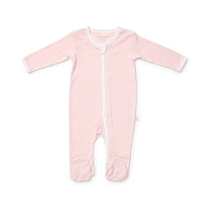 Newborn Essentials Pink Spot and Stripe Zipsuit 2 Pack