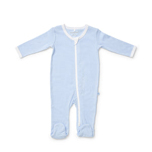 Newborn Essentials Blue Spot and Stripe Zipsuit 2 Pack