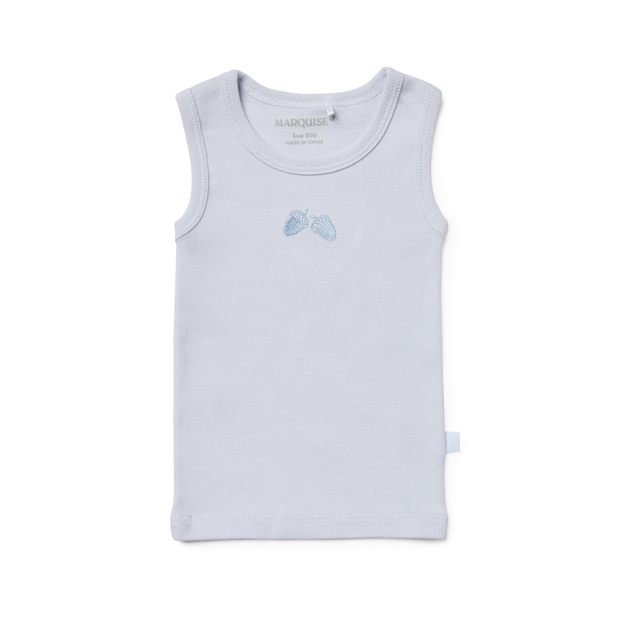 Blue and White Acorn Singlet 2 Pack