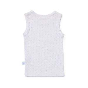 Blue and White Acorn Singlet 2 Pack