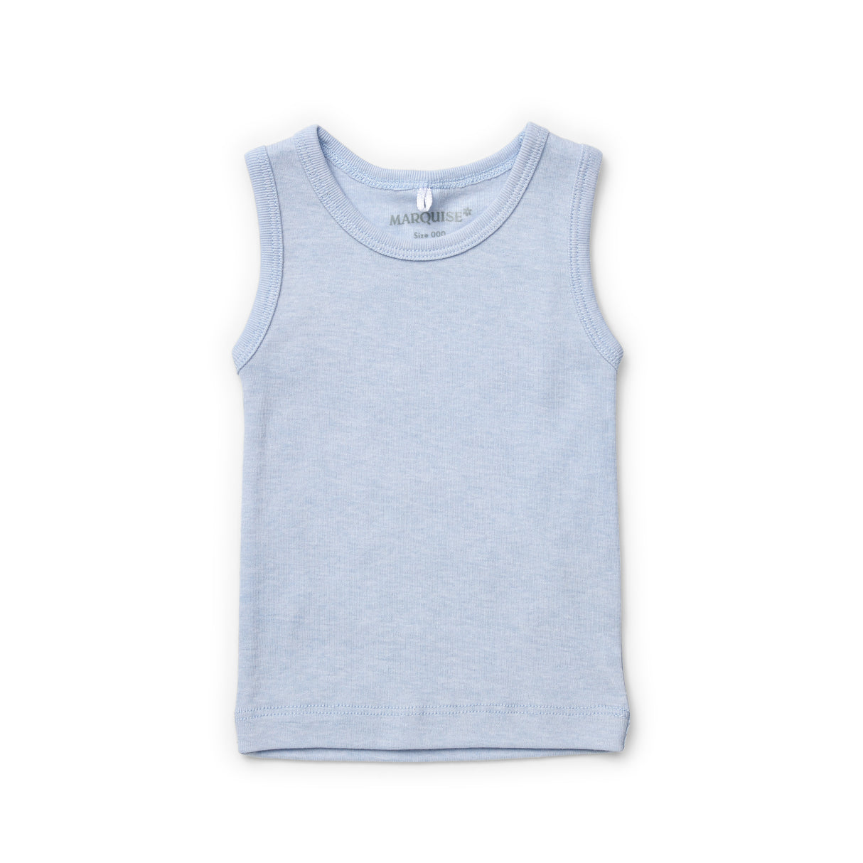 Baby Blue Cotton Wool Singlet