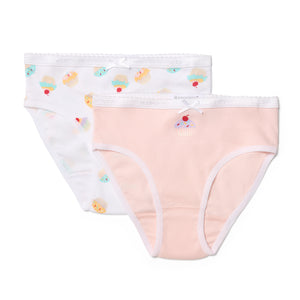 Girls Cupcake Underwear 2 Pack