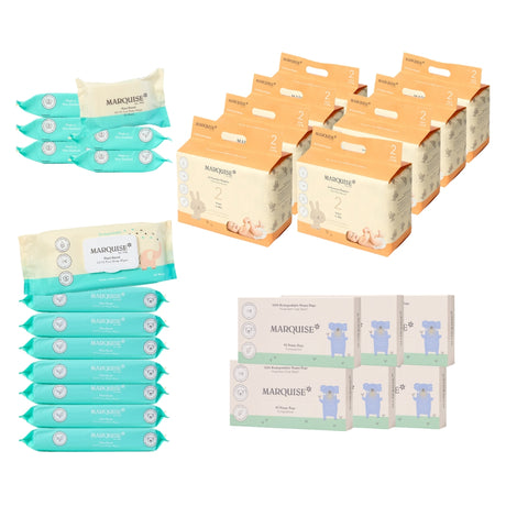 Marquise Nappy Collection 1 Month Supply Pack