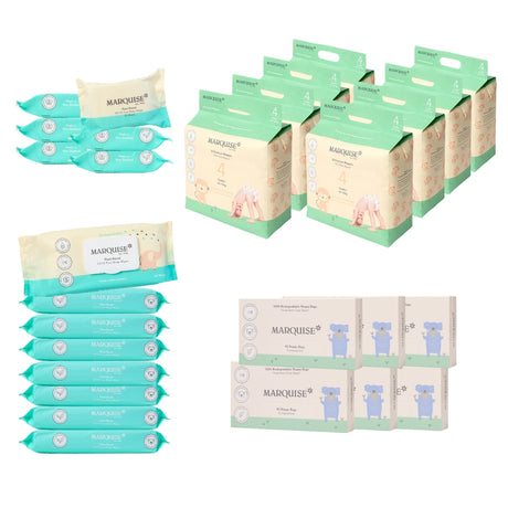 Marquise Nappy Collection 1 Month Supply Pack