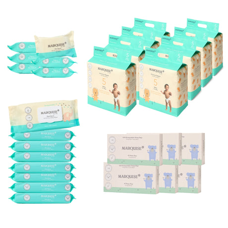 Marquise Nappy Collection 1 Month Supply Pack