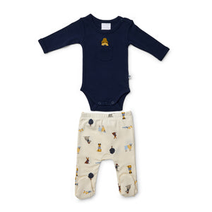 Little Explorers Bodysuit & Footed Legging Set